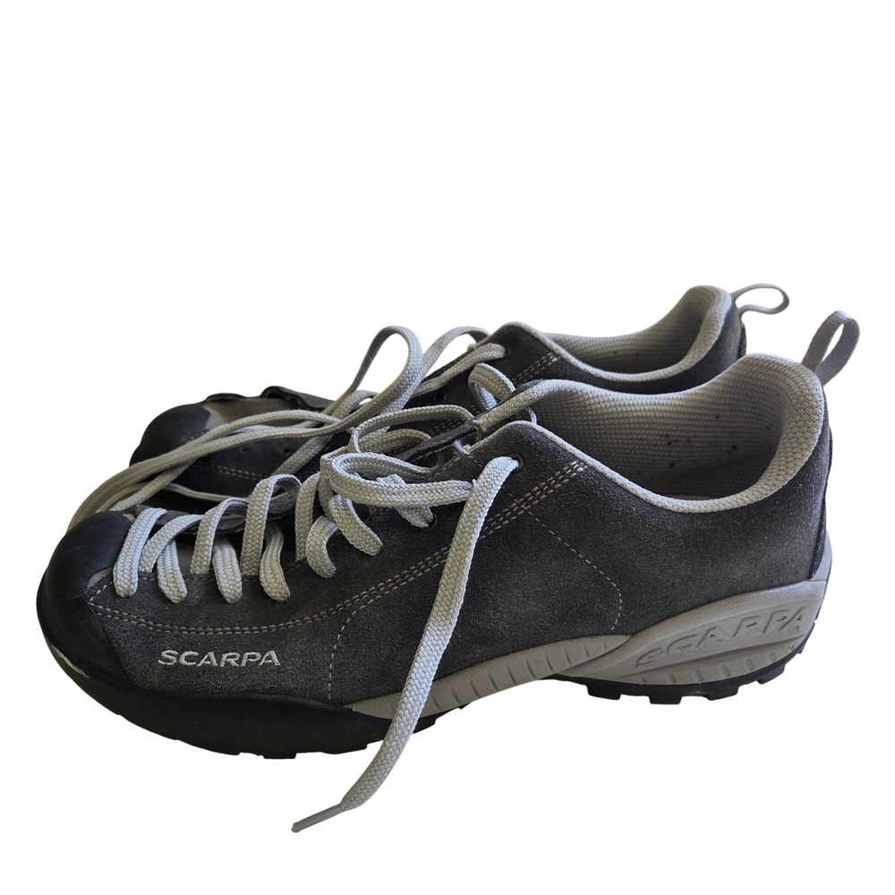 Scarpa Mojito Shark Grey Suede Approach Shoes Mens 9.5 Womens 10.5 EU 42.5